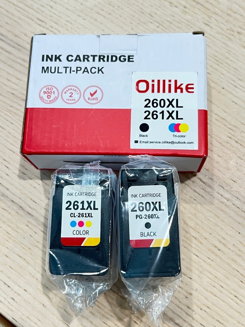 PG-260XL CL-261XL Ink Cartridges For Canon 260 261 Pixma TS6420a TR7020 TR7022a